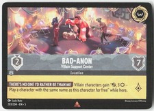 Bad Anon Villain Support Center 203/204 Shimmering Skies Disney Lorcana