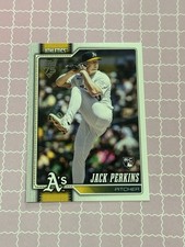 2026 Topps Series 1 Jack Perkins Rookie #206 Athletics RC (S)