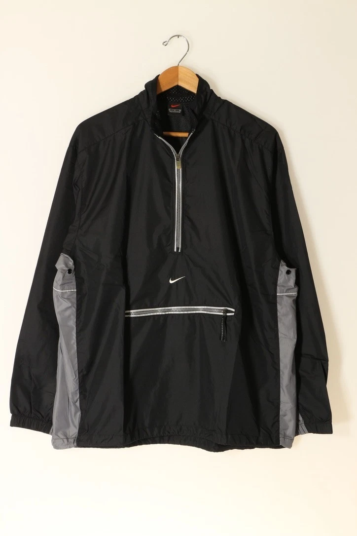 Vintage 2000 Nike Quarter-Zip Weather-Resistant Running Wind Jacket Men’s L/XL