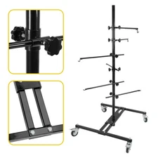 Auto Body Adjustable Tree Paint Panel Stand Fender Bumper Steel Powder Coated