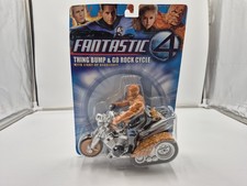 Marvel Toy Biz Fantastic Four 4 Thing Bump and Go Rock Cycle w/ Headlight NISP