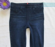 SPANX Size S Small Women's Dark Blue Jeans Pull On Skinny Jegging Denim