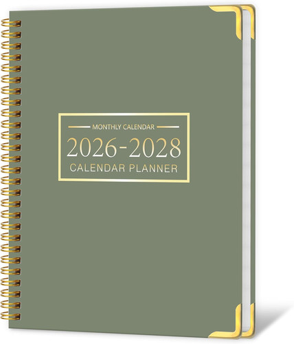 2026-2028 Monthly Planner - 3 Year Monthly Planner 2026-2028, Jan. 2026 - Dec