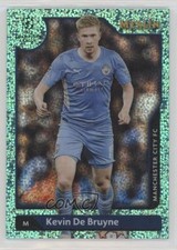 2021-22 Merlin Collection Chrome UCL Aqua Speckle Refractor Kevin de Bruyne ne1