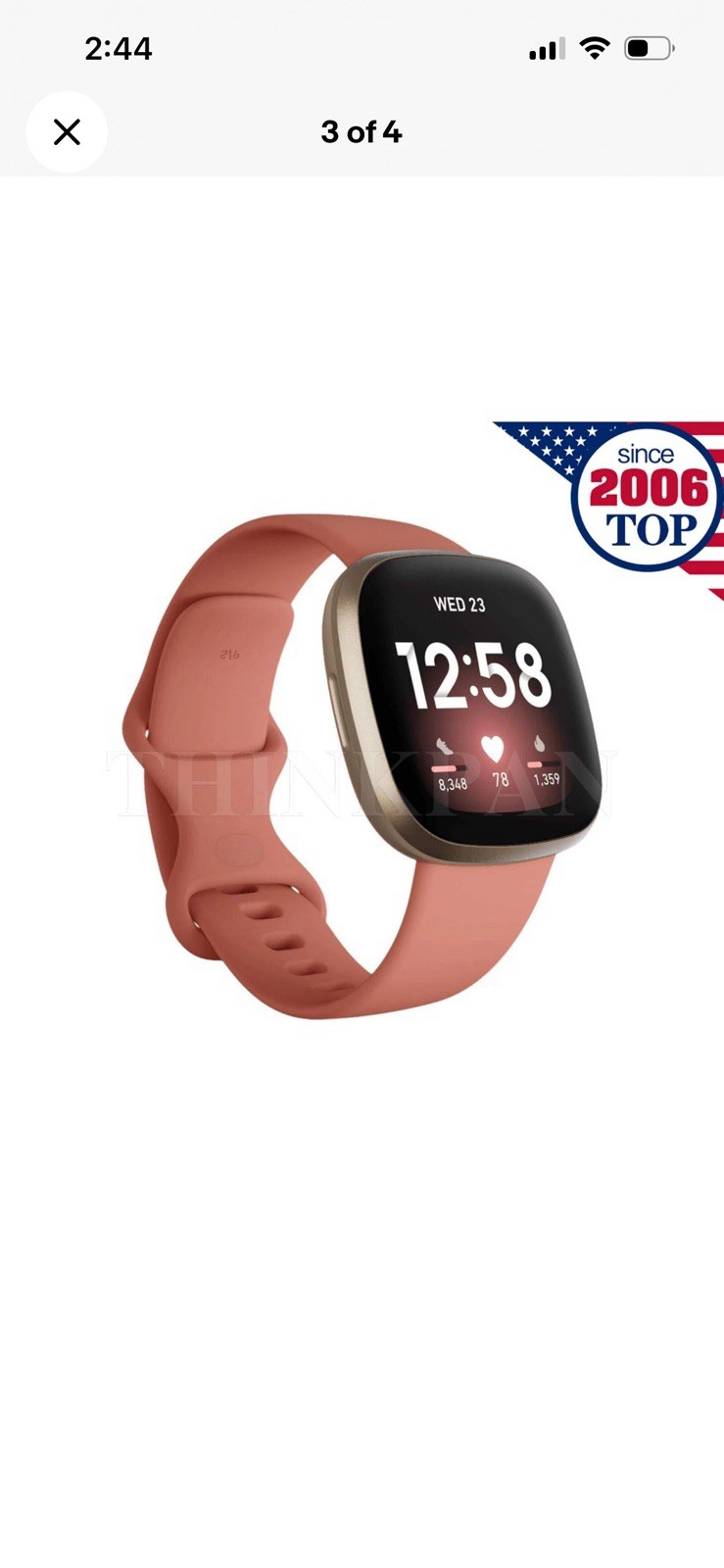 Fitbit Versa 3 Wristband Activity Tracker, Health &Amp; Fitness Smartwatch With Gps