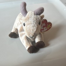 Ty Beanie Babies Goatee Retired Original Plush Goat 1998 with Tags