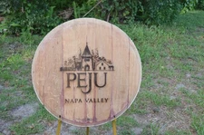 Peju Cabernet Napa Valley Wine Barrel Lid/Head