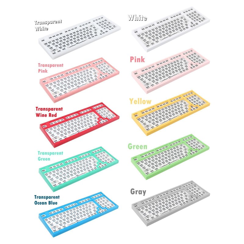 Hot Swap Mechanical Keyboard Kit 98Keys Hot-swappable Keyboard Kit