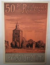 N°186V BANKNOTE DEUTSCHLAND REUTERGELD 1922