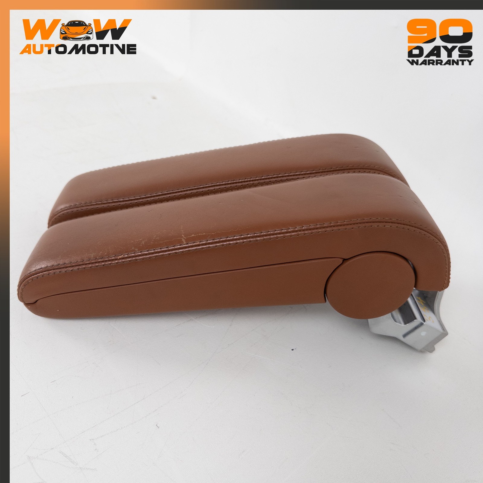06-19 BENTLEY FLYING SPUR FRONT LEFT RIGHT CENTER CONSOLE ARMREST BROWN SET OEM