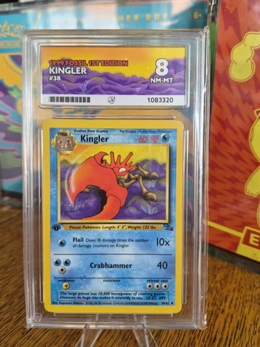 Kingler 38/62 ACE graded card
