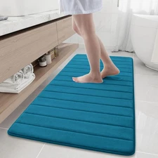 Buganda Memory Foam Bath Mat, 60 x 24, Ultra Soft and Non-Slip Bathroom Rugs,...