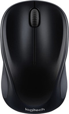 Logitech M317 Compact Ambidextrous 2.4 Ghz Wireless Mouse - Black Ambidextrous
