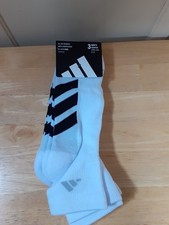 Adidas Clima Cool 3 Pair Men's Quarter Cut Socks Size 6-12 NEW WITH TAGS
