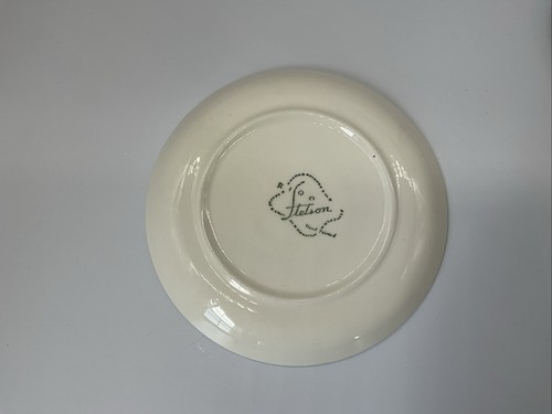 4 Vtg Rio Stetson China Co. Saucers Floral & Fruit 6 1/4” W - Picture 6 of 7