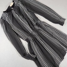 Michael Kors Black and White Polka Dot Pattern w/ Smocked Waist Size M