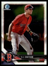 2018 Bowman Chrome Prospects C.J. Chatham Boston Red Sox #BCP117