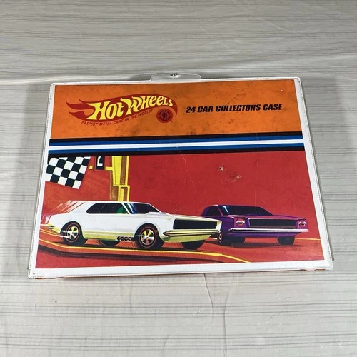1967 Hot Wheels 24 Car Collectors Case Mattel Redline Case Vintage Empty