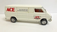 VINTAGE 1997 PRESSED STEEL VAN ERTL ACE HARDWARE VAN