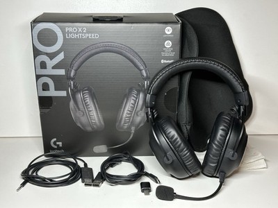 Logitech - PRO X 2 LIGHTSPEED Wireless Gaming Headset (for PC PS5 PS4) - Black
