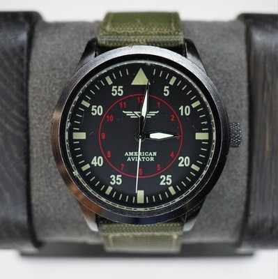 American Aviator Quartz 022377 Men's Full Working All Original Vintage Watch