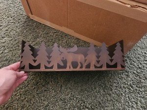 Metal Moose Decor Box