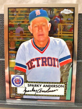 2021 Topps Chrome Platinum Anniversary #625 Sparky Anderson Detroit Tigers/Mint