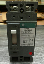 (1) General Electric TED124015WL TED Circuit Breaker