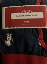 nwt mens holiday time fashion boxers xl dog