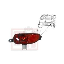 Nebelschlussleuchte rechts für Opel Corsa C Bj. 10/00-11/03 TVI