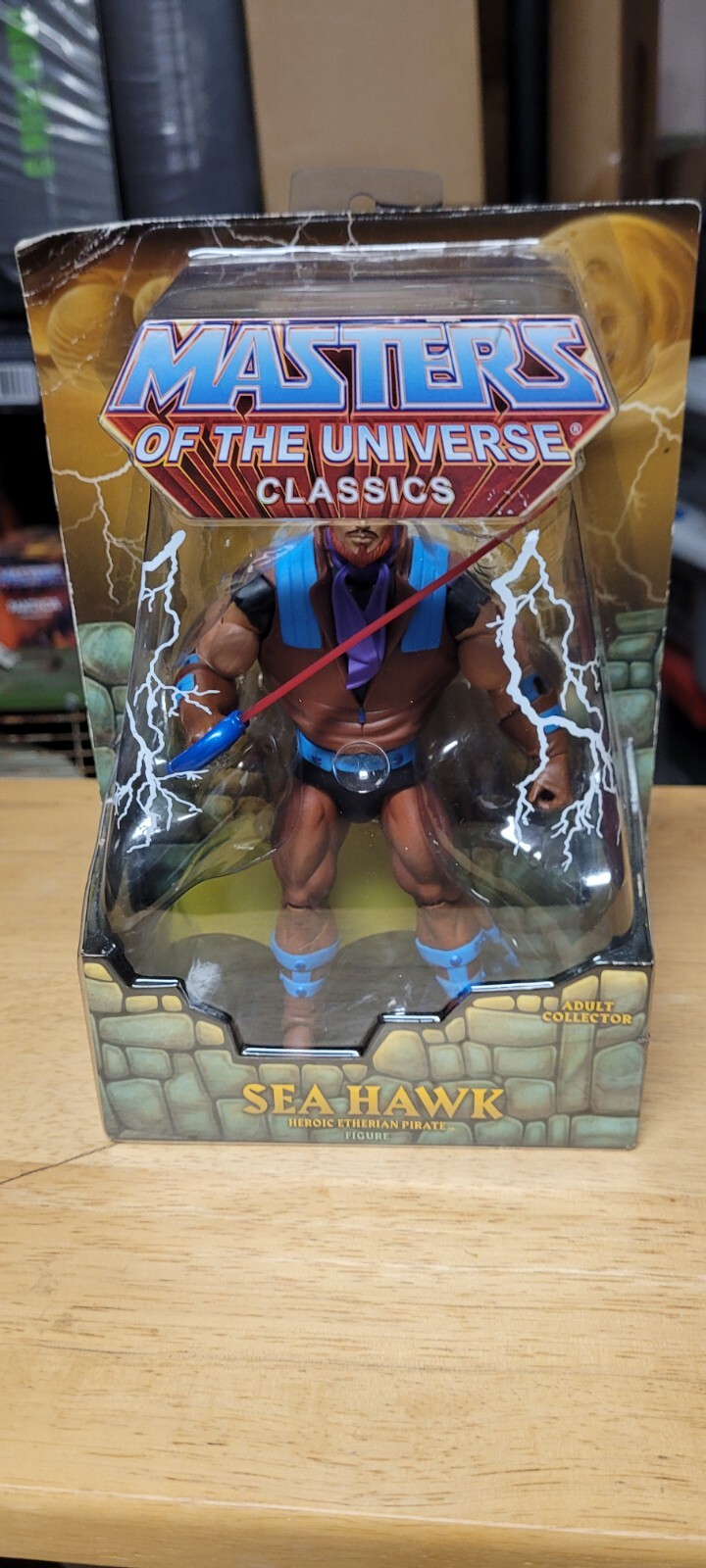 2013 Mattel MOTU Sea Hawk MOTUC Masters of the Universe Classics MOC