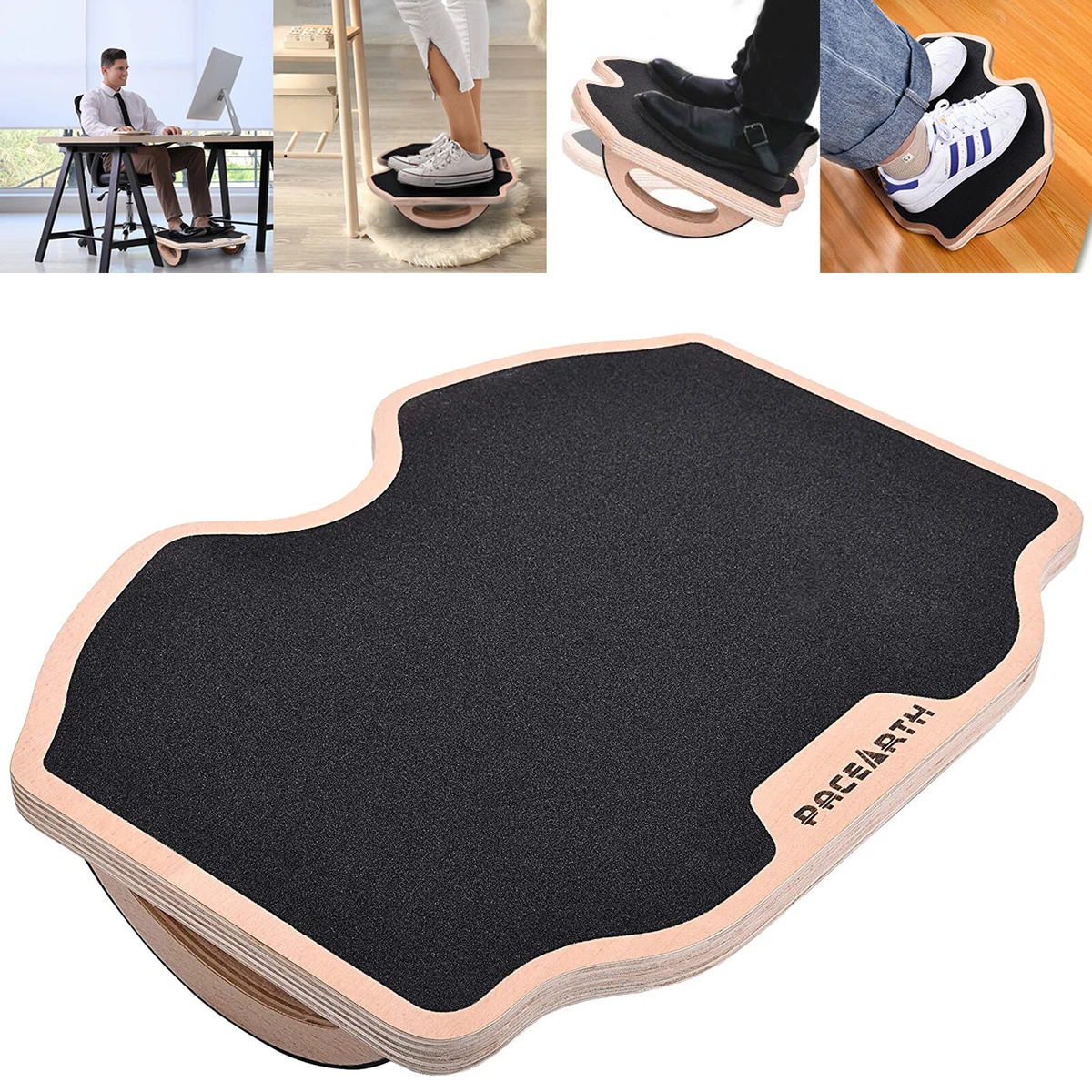 PACEARTH Ergonomic Foot Rest Under Desk Larger Office Desk
