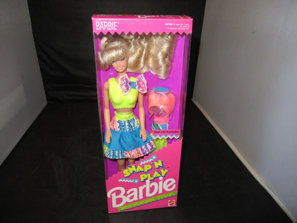 Snap and cheap play barbie