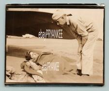 Original WW2 Type-1 USMC Marines IWO JIMA Photo WOUNDED MARINE NAVY ADMIRAL