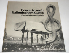 Jeton DIREKTSCHNITT - Martha Schuster - LP - Concerto nach italienischem Gusto