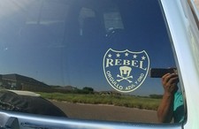 PUMAS UNAM LA REBEL CUT DECAL STICKER, CALCA 5"X 4.5"