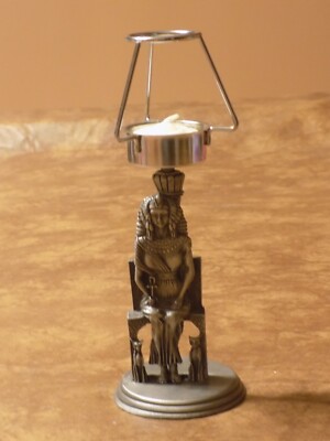 Egyptian Pharaoh Goddess Luxor Sun Las Vegas Gift Collection Candle Holder Decor