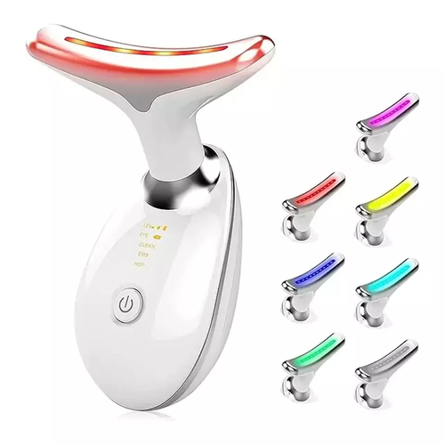 7 Color LED Face & Neck Lifting Massager | Skin Tightening & Anti-Wrinkle Beauty - Picture 5 of 20