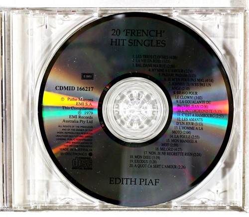 Edith Piaf - 20 'French' Hit Singles (CD 0) - Picture 2 of 3