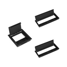 Gedotec Cable Entry Aluminum Cable Outlet Black with Brush Seal EXIT