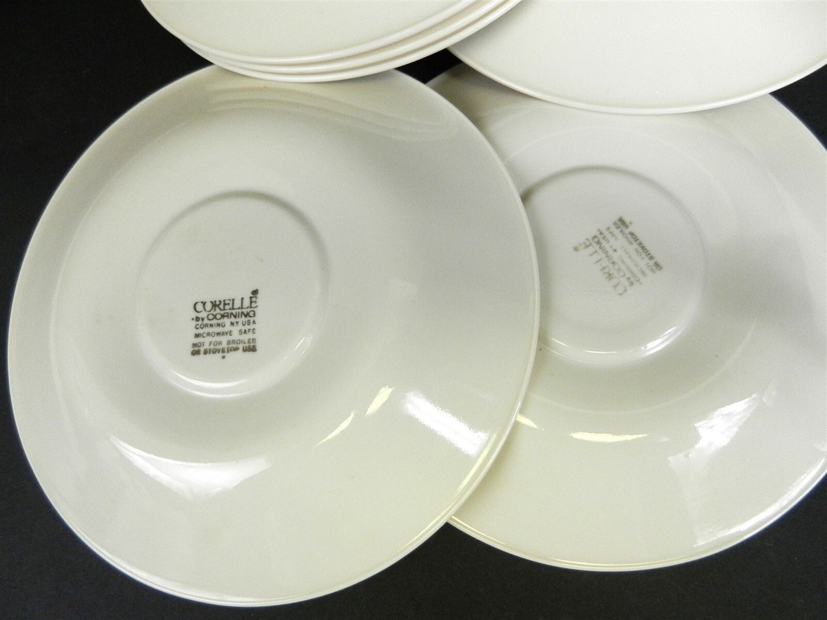 Corelle Windflower Powder Blue Stripe Set of 8 - 6 1/8