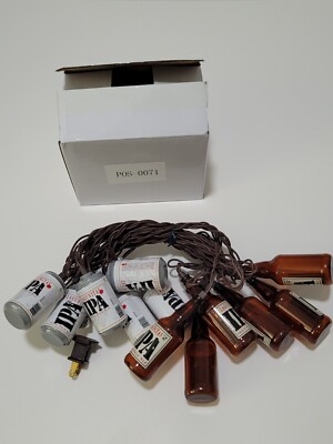 Lagunitas IPA India Pale Ale Beer (6) Bottles (6) Cans String Light Set Rare!