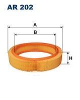Filtron AR202 Luftfilter FüR Ascona B C Corsa A TR Kadett City D E Combo