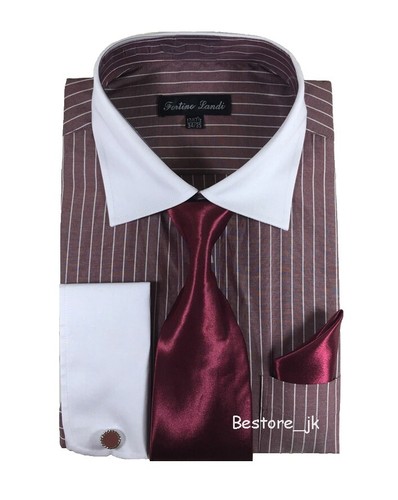 Needles 23SS Ascot Collar EDW Shirt 2 Cotton BRW Stripe MR261 | eBay