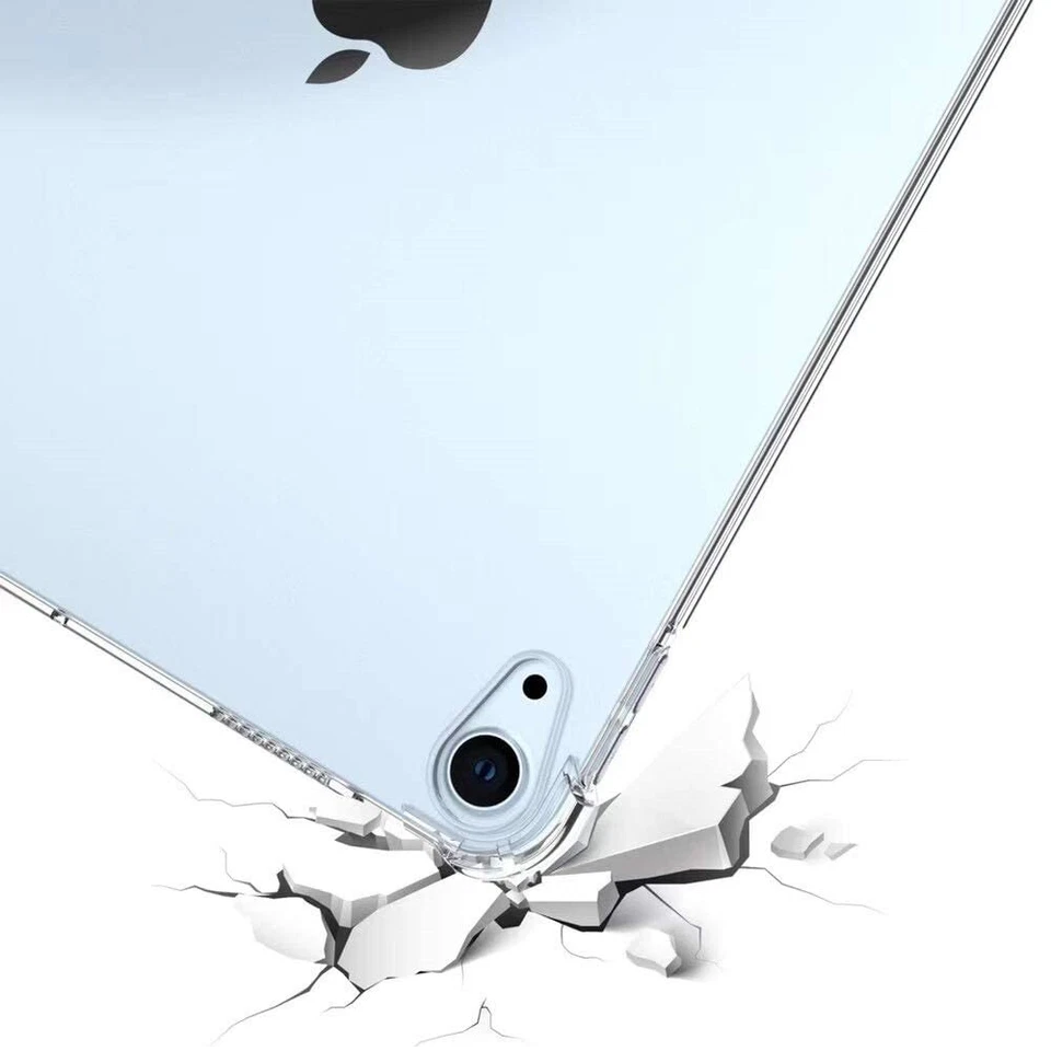 Clear TPU Bumper Case For iPad Mini 2 3 4 5 6 Air 9.7 10.2 10.9 Pro 11 12.9 13 - Image 2 of 4