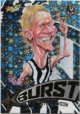 2019 Footy Stars Starburst Team Logo (SP15) Jaidyn STEPHENSON Collingwood