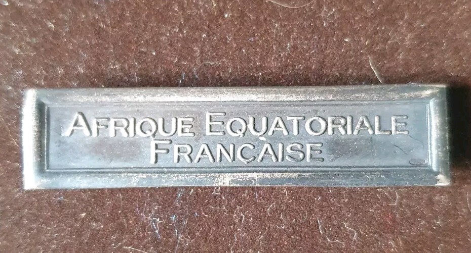 Agrafe Coloniale Afrique Équatoriale Francaise MdP