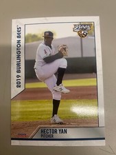 Hector Yan 2019 Burlington Bees Team Card