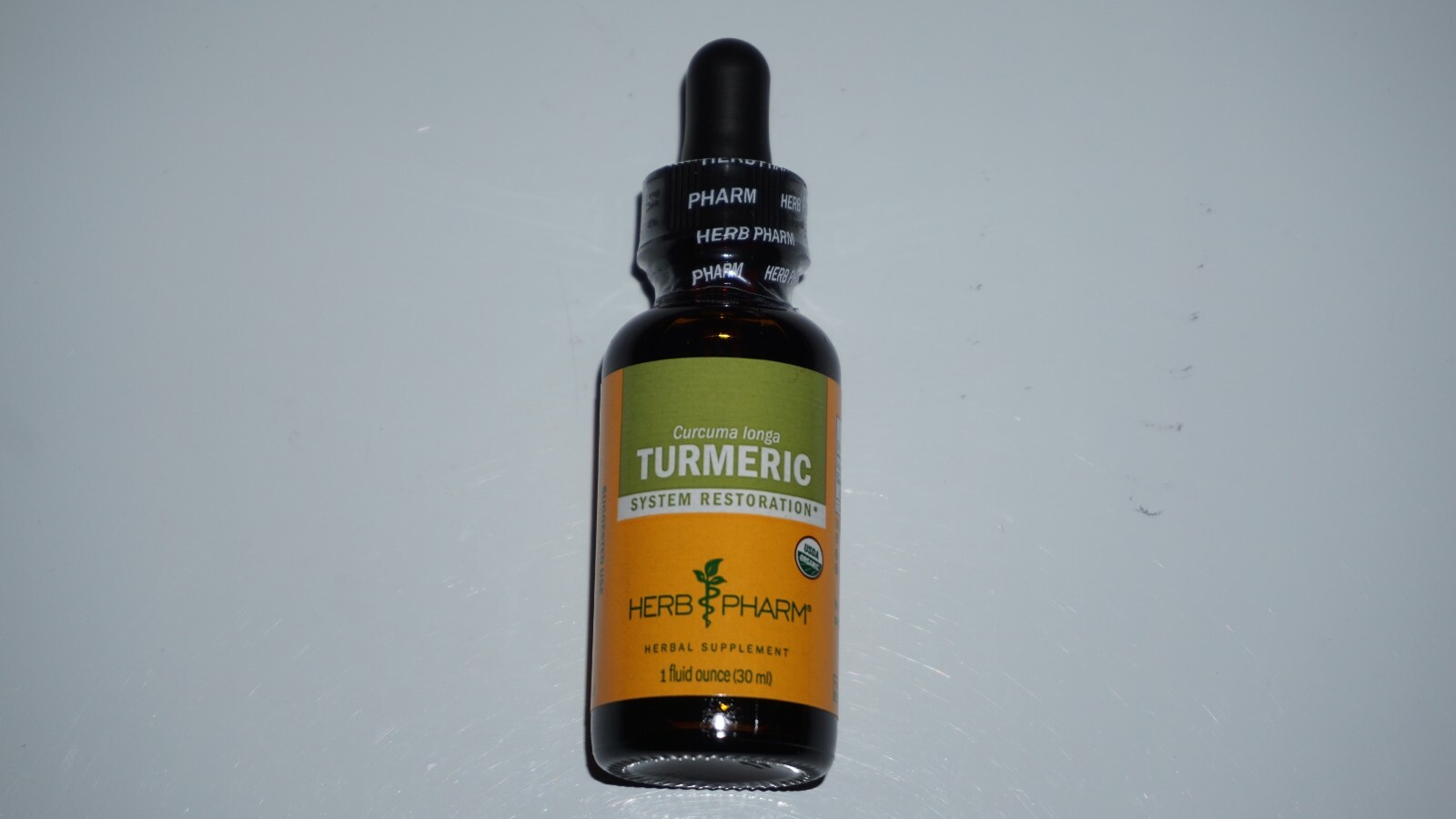 Herb Pharm Turmeric 1 oz (30mL) System Restoration Herbal Supplement