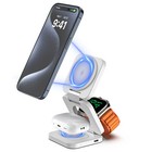 Wireless Charging Station Charger Dock 3in1 Stand For Apple Watch iPhone Magsafe